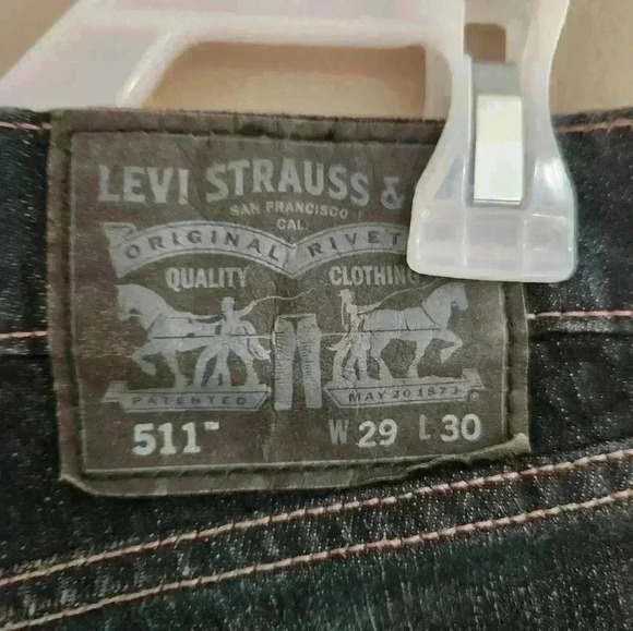 NWT Levi's 511 size 29X30 black slim straight - Picture 3 of 4